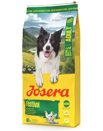 JOSERA Festival 12,5kg pro vybíravé psy s lahodnou omáčkou