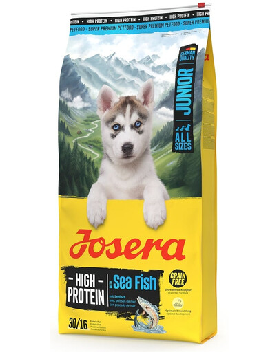 JOSERA High Protein Junior Sea Fish 12,5kg krmivo pro štěňata s vysokým obsahem bílkovin