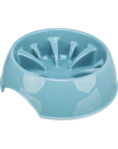TRIXIE Slow Feeding Pomalu se pohybjící plastová miska pro psy nebo kočky 300 ml