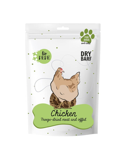 PAKA ZWIERZAKA PEPE Freeze-dried lyofilizované kuřecí srdce 60 g