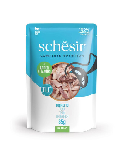 SCHESIR Cat Tuňák v želé pro kočky 85 g
