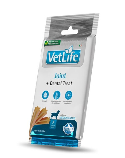 FARMINA Vet Life Dental Treat Joint Medium/Maxi 100 g (7 ks) zubní pamlsky pro střední a velké psy