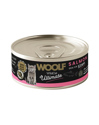 WOOLF Wild Cat Ultimate Kitten Salmon Pate 85g lososová paštika pro koťata