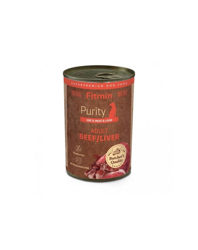 FITMIN Purity Adult Dog Beef with liver 400g hovězí s játry pro psy