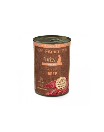 FITMIN Purity Adult Dog Beef 400g hovězí maso pro psy