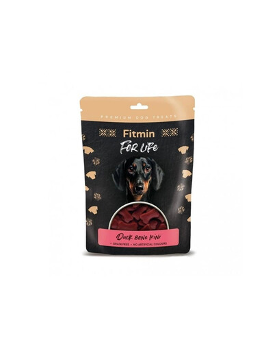 FITMIN For Life Duck bone Mini 70g psí pamlsky s kachními kostmi