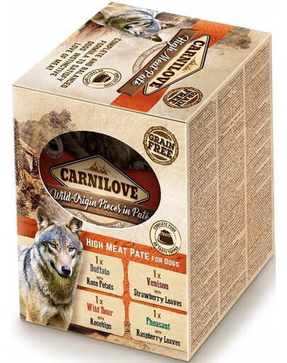 CARNILOVE Meat Pate Multipack Adult kapsičky 4x300g mokré krmivo pro psy