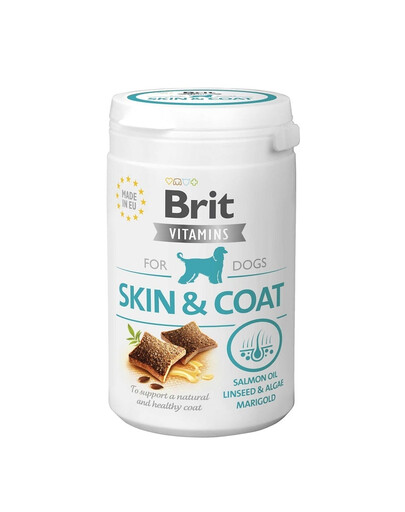 BRIT Vitamins Dog Skin Coat 150 g doplňky stravy pro psy na podporu kůže a srsti