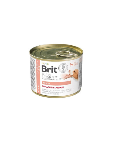 BRIT Veterinary Diet Grain Free Renal 200 g tuňák a losos pro psy se selháním ledvin