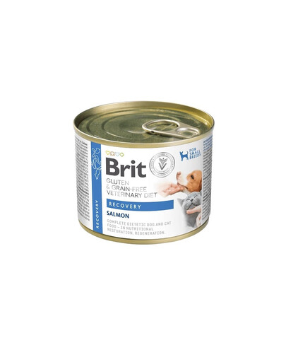 BRIT Veterinary Diet Grain Free Recovery 200 g losos a kuřecí játra pro psy a kočky během rekonvalescence