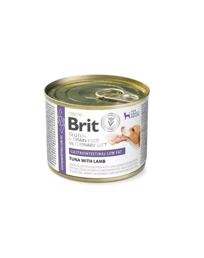 BRIT Veterinary Diet Grain Free Gastrointestinal low fat 200 g tuňák s jehněčím pro psy s citlivým zažíváním a sklonem k obezitě