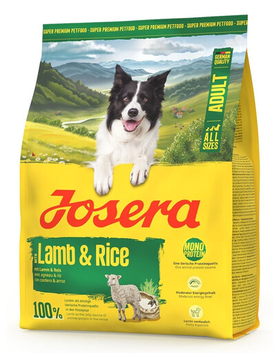 JOSERA Lamb and Rice Adult 900g monoproteinové krmivo pro psy