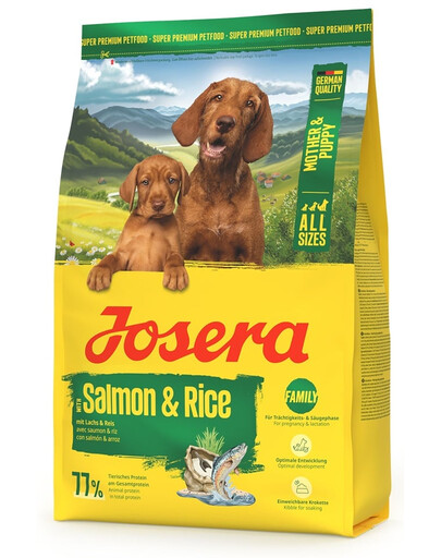 JOSERA Mother and Puppy Salmon with Rice 3kg pro štěňata, březí a kojící feny
