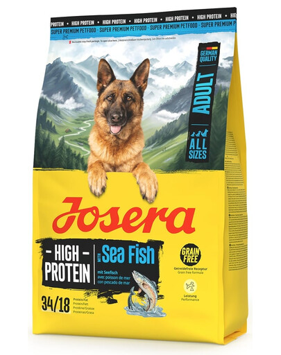 JOSERA High Protein Adult Sea Fish 3kg krmivo pro psy s vysokým obsahem bílkovin