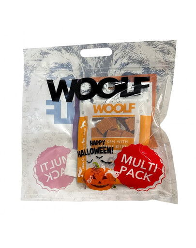 WOOLF Multipack Halloween 3x100g pamlsky pro psy
