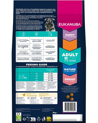 EUKANUBA Adult Small Breeds Chicken 3 kg suché krmivo pro psy malých plemen s vysokým obsahem čerstvého kuřecího masa