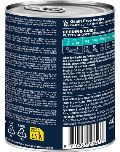 EUKANUBA Life Care Adult Rich in Lamb 400 g psí paštika bohatá na jehněčí maso a brambory
