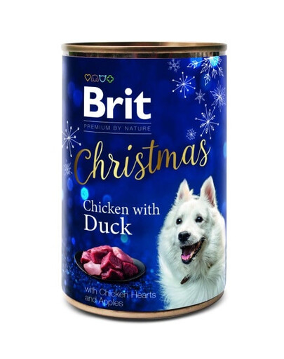 BRIT Premium By Nature Dog Christmas Chicken with Duck 400g s kuřecím masem a kachnou pro psy