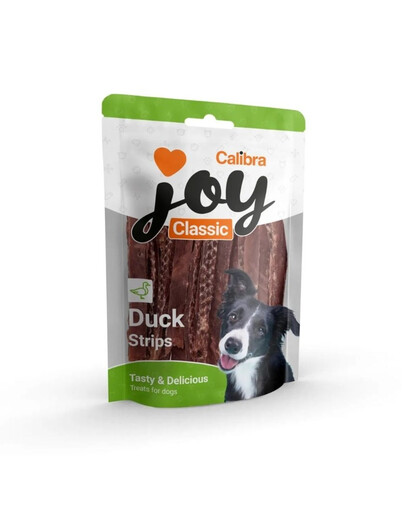 CALIBRA Dog Joy Classic Duck Strips 80 g kachní proužky