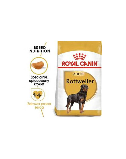 Royal Canin Rottweiler 12 kg - Pelety pro rotvajlery od 18 měsíců