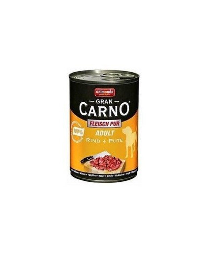 Animonda Grancarno Original Rind + Pute 400g - vlhké krmivo pro psy s hovězím a krůtím masem 400g