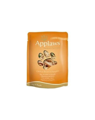 Applaws Natural Cat Food Chicken Breast & Pumpkin 70g - vlhké krmivo pro kočky s kuřecím masem a dýní 70g