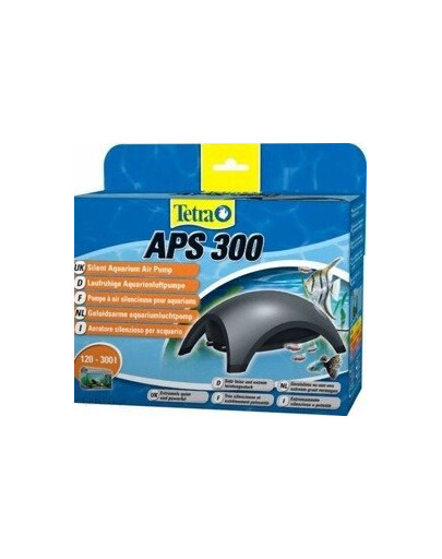 Tetra APS Aquarium Air Pumps APS 300 - provzdušňovací čerpadlo pro akvária o objemu 120 - 300 l, černé