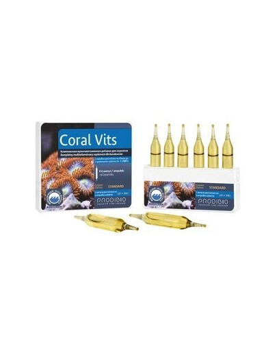 PRODIBIO Coral Vits 6 ampulí multivitaminu pro mořské akvárium