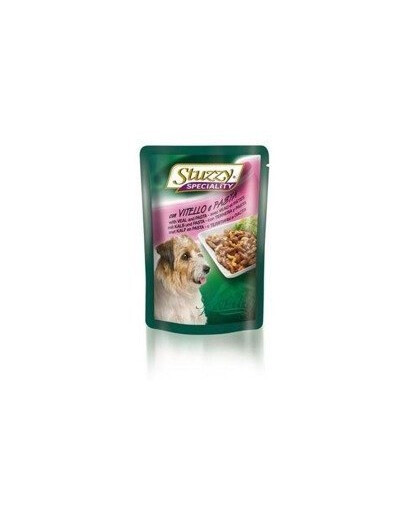 Versele-Laga Stuzzy Speciality Dog 100g - Vlhké krmivo pro psy s telecím masem a nudlemi 100g