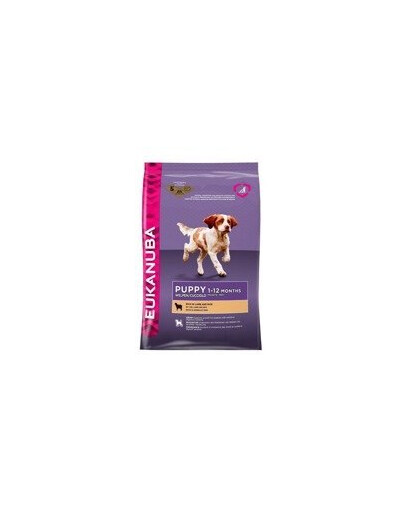 Eukanuba Dog Puppy All Breeds Lamb & Rice Bag 2,5kg