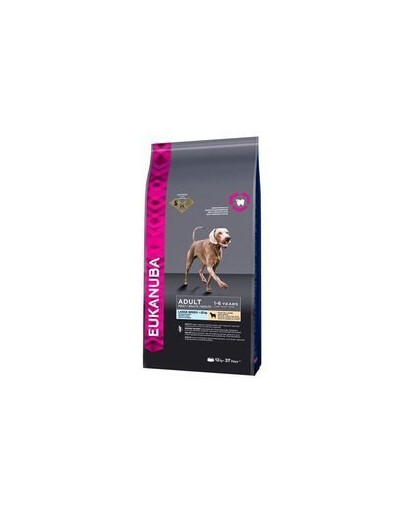 Eukanuba Dog Dry Base Dospělá velká plemena jehněčí maso a rýže 12 kg - granule pro psy