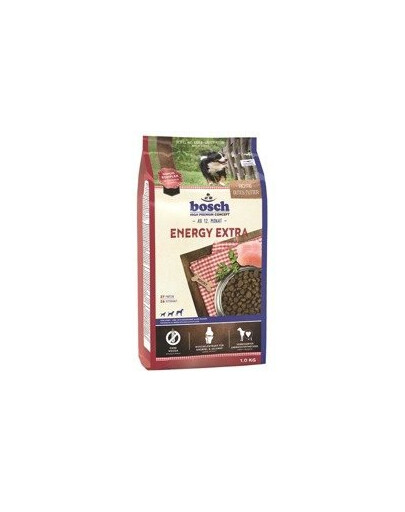 Bosch PetFood Bosch Energy Extra 1 kg - suché krmivo pro aktivní psy 1 kg