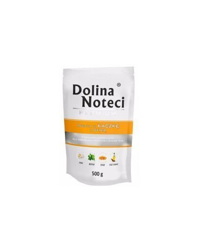 Dolina Noteci Premium kachní a dýňová taška pro psy 500g