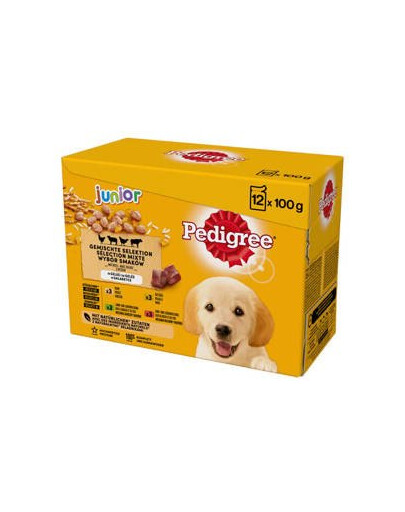 Pedigree Vital Protection Junior želé kompletní krmivo 12x 100 g kapsičky pro psy