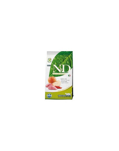 N&D Grain Free Boar & Apple Adult Cat granule pro dospělé kočky 10 kg