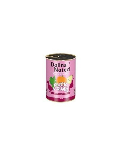 Dolina Noteci Superfood Duck & Quail 800 g psí konzervy