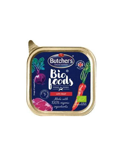 BUTCHER'S BIO foods hovězí paštika pro psy 150g