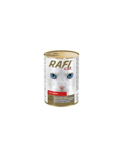 Rafi Cat konzerva pro kočky s hovězím masem 415 g