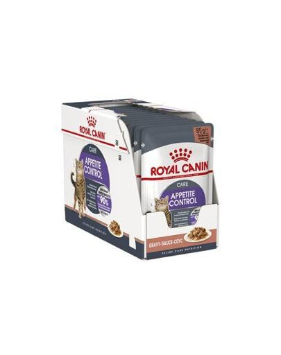 ROYAL CANIN Appetite Control Gravy kapsičky pro kočky s nadměrnou chutí k jídlu 12x 85 g