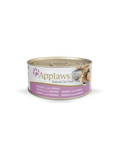 Applaws Natural Cat Food Makrela se sardinkami 156g - vlhké krmivo pro kočky