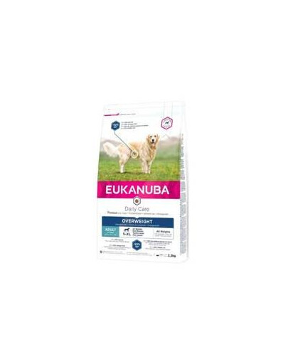 Eukanuba Daily Care pro dospělé s nadváhou/kastrované kuře všech plemen 12 kg