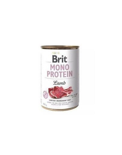 BRIT Mono Protein Lamb 6x 400 g monoproteinové krmivo pro jehněčí maso