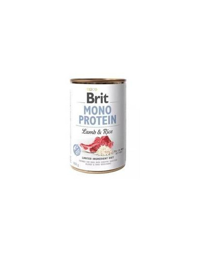 BRIT Mono Protein Lamb & Rice 6x 400 g monoproteinové krmivo s jehněčím masem a rýží