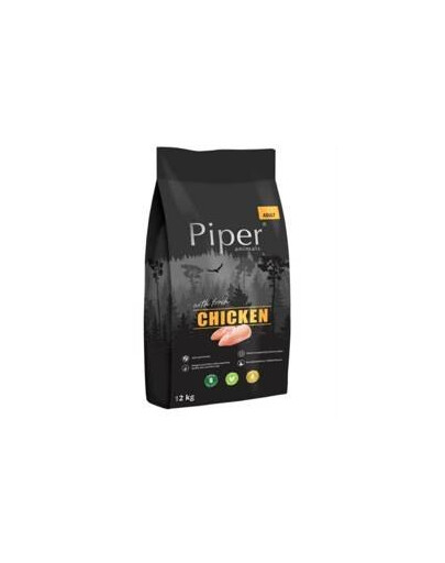 Piper s kuřecím masem 12 kg granule pro dospělé psy všech plemen