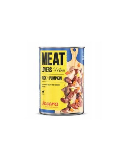 Josera Meat Lovers Menu Kachna s dýní 800 g - konzerva pro dospělé psy