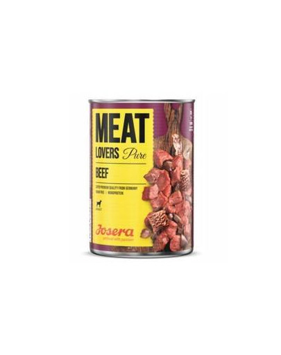 Josera Meat Lovers Pure Beef 400 g - konzerva pro dospělé psy