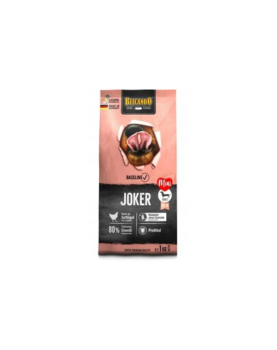BELCANDO Baseline Joker Grain Free granule pro dospělé psy malých a středních plemen 4 kg