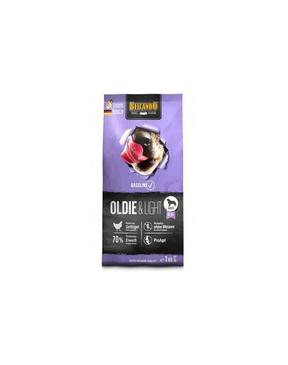 BELCANDO Baseline Oldie & Light granule pro dospělé a starší psy s nízkou aktivitou 1 kg