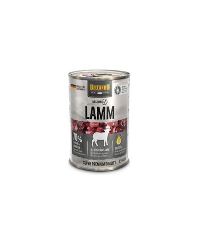 BELCANDO Baseline Lamb konzerva pro psy 400 g