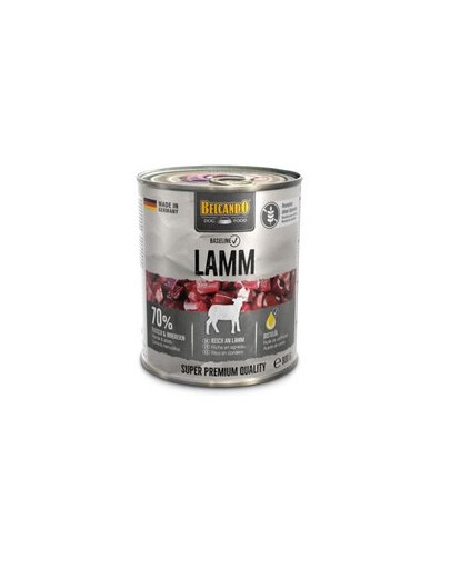 BELCANDO Baseline Lamb konzerva pro psy 800 g